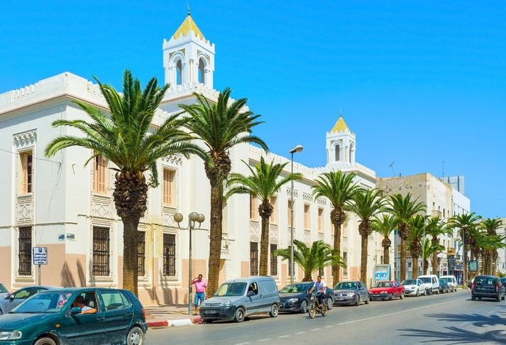 L'architecture des rues de Sfax