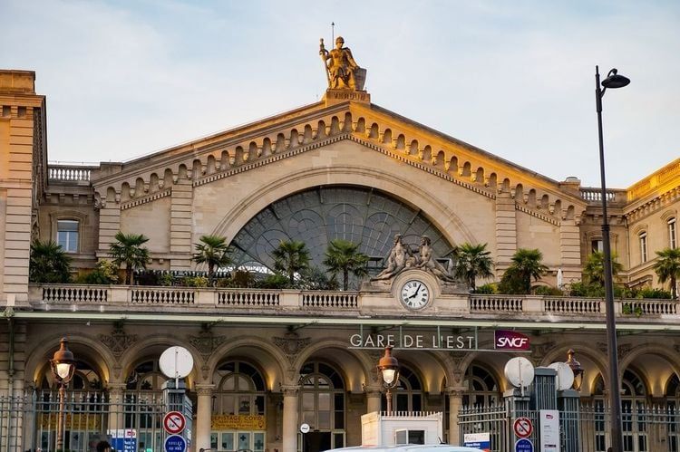 La gare de l'Est est le lieu de départ de la nouvelle ligne Paris-Berlin