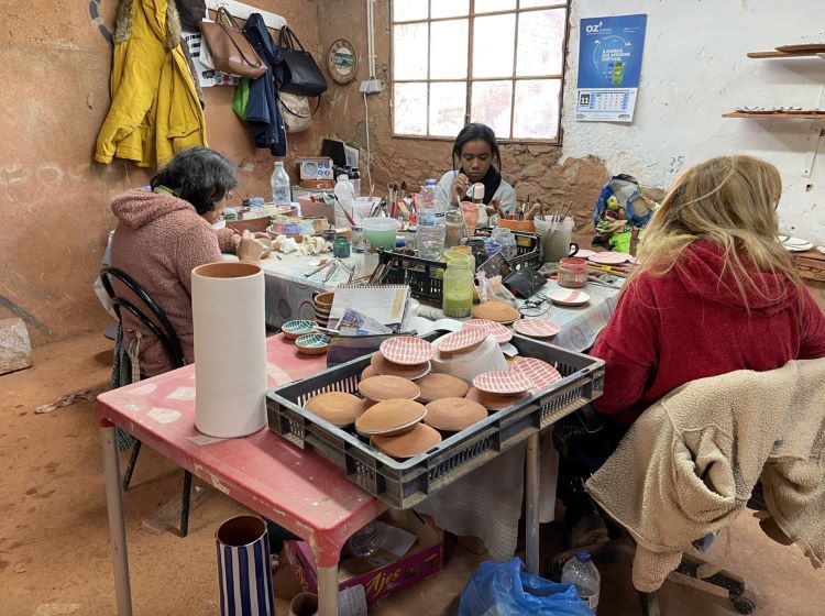  L'atelier-boutique Olaria Patalim à São Pedro do Corval au Portugal