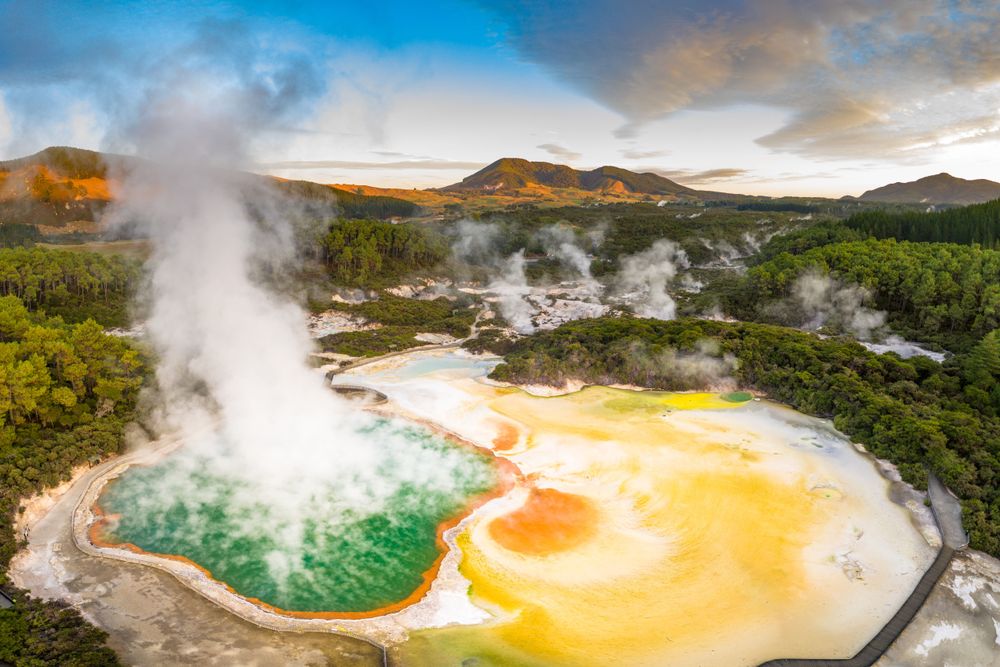 Waiotapu : billet d'entrée pour le parc thermal et geyser Lady Knox