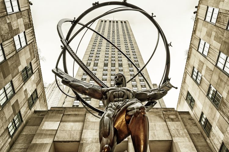 Compras y vistas en el Rockefeller Center