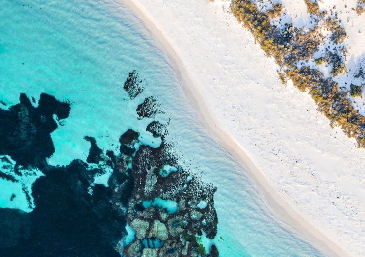Plage sur l’île de Rottnest (Rottnest Island)