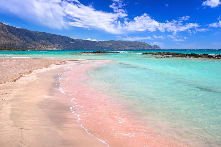 La plage Elafonissi Beach en Crète © Patryk Ko?mider /123RF
