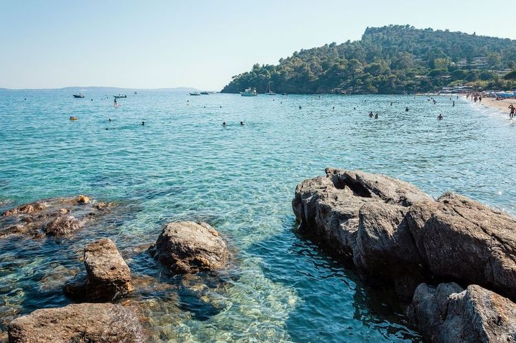 La plage de Pramousquier, Lavandou en France © Sergio Pazzano / 123rf