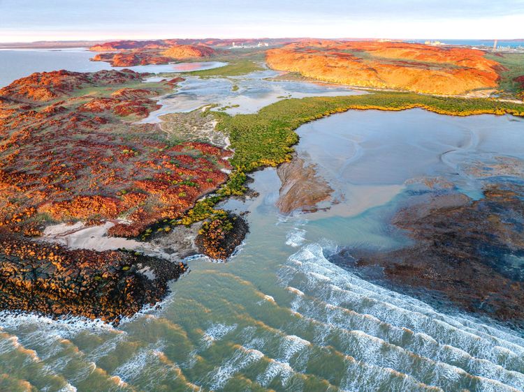 La côte à la hauteur de Dampier