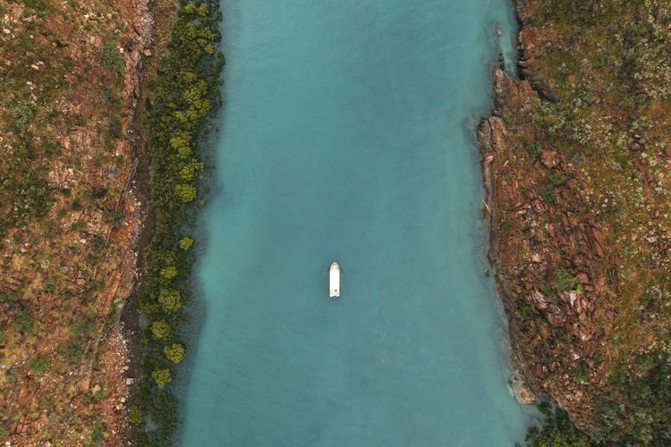 Survol de la péninsule de Dampier