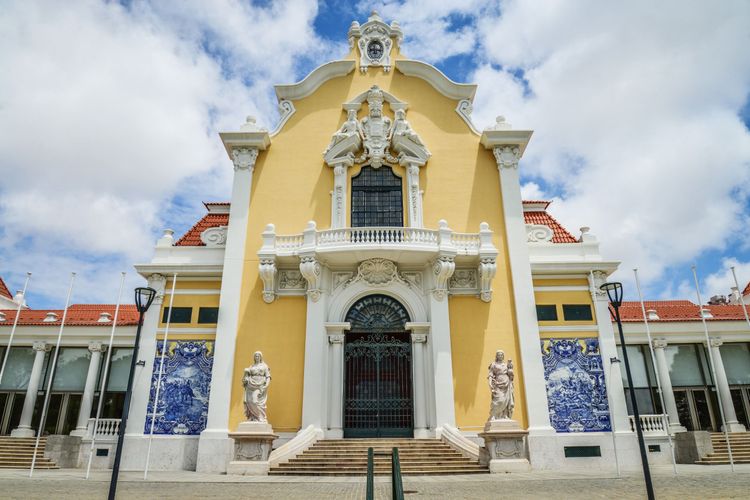 The Carlos Lopes pavilion in Eduardo VII Park