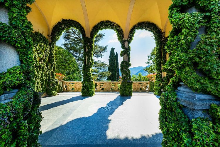La loggia de la villa del Balbianello où la scène romantique entre Padmé et Anakin a été tournée