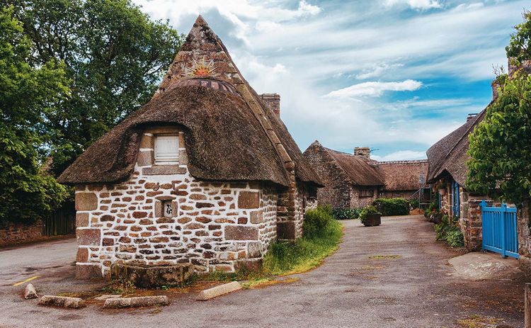 Le hameau des chaumières de Kerascoët
