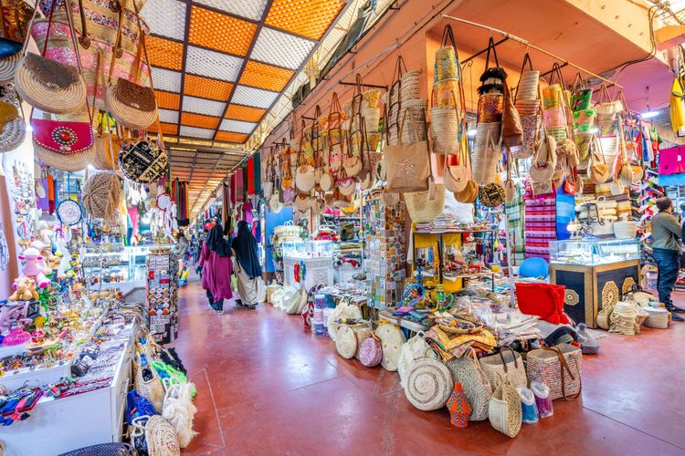 Die bunten Gassen des Souks von Agadir