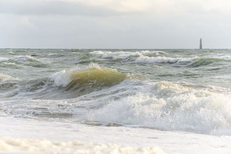 Grande marée sur Les Sables d'Olonne