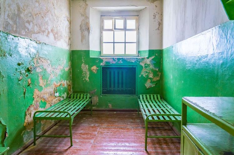 Cellule qui se visite (le musée est installé dans l'ancien QG du KGB)