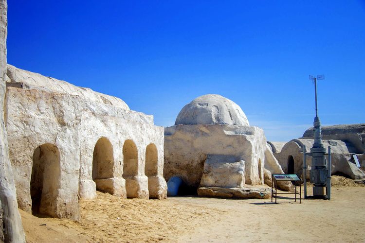 Décor érigé à Nefta pour le 1er film de la saga
