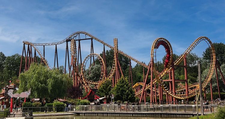 Les montagnes russes du Parc Astérix