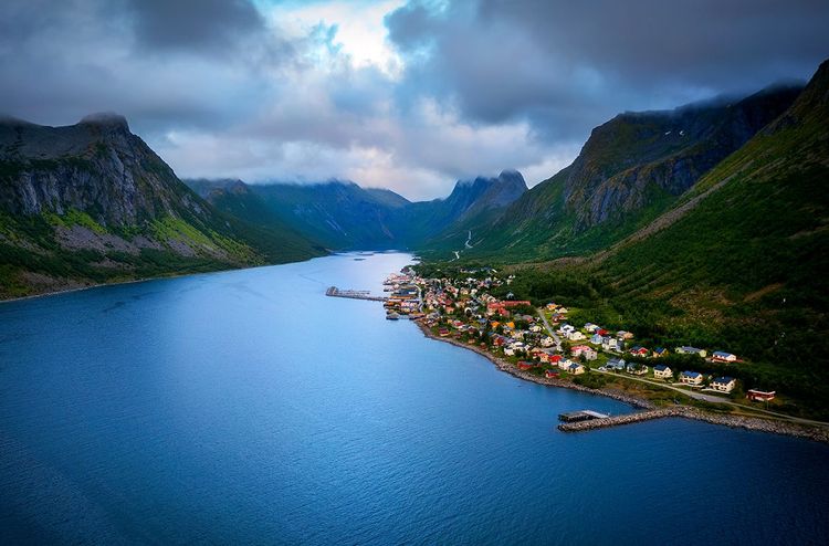 Le village de pêcheurs de Gryllefjord