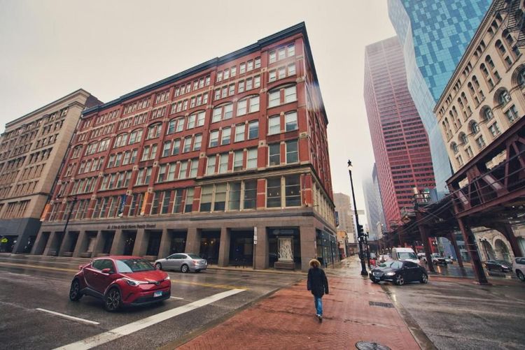 The inn's historic façade