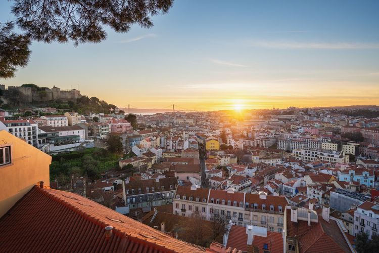 Sunset from Miradouro da Graça