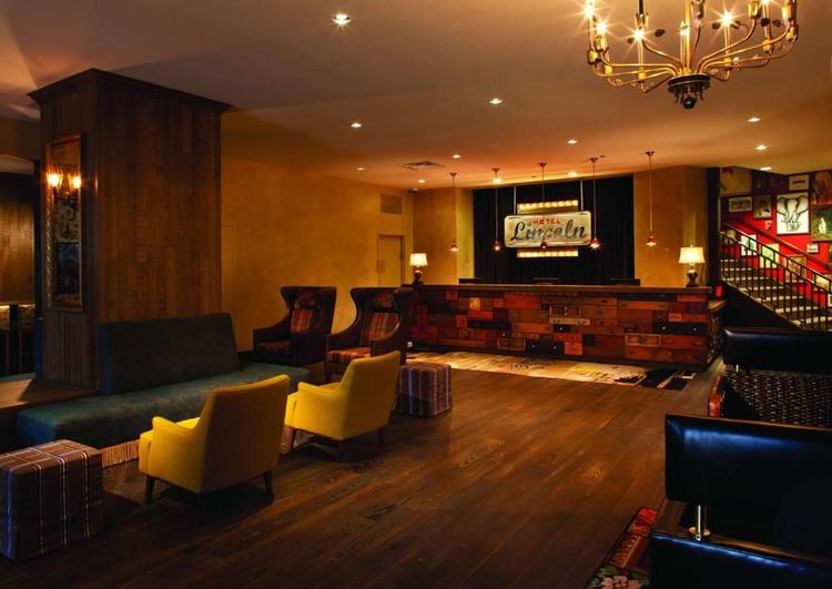 The subdued atmosphere of the living room