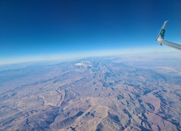 Vue du vol Paris - Errachidia de Transavia