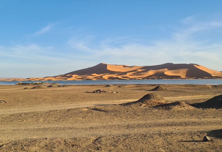 Vue sur le désert de Merzouga