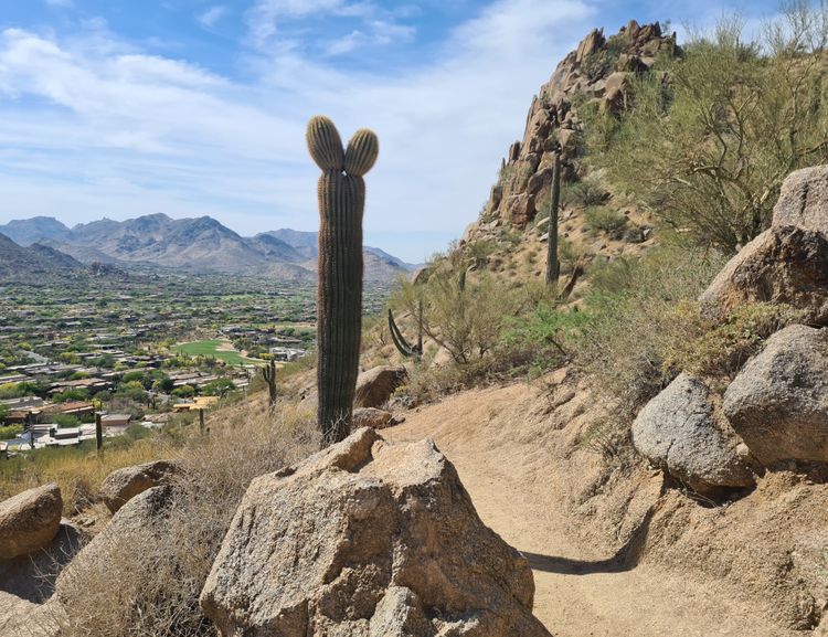 Le trail du Pinnacle Peak