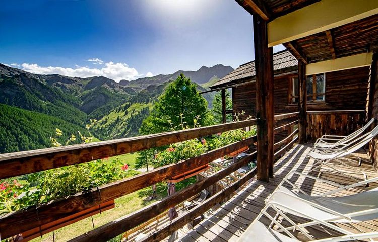 Depuis la terrasse du Grand Tetras