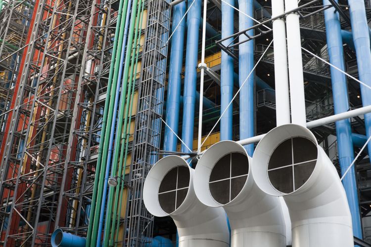 La paquebot France ? Non, le centre Pompidou