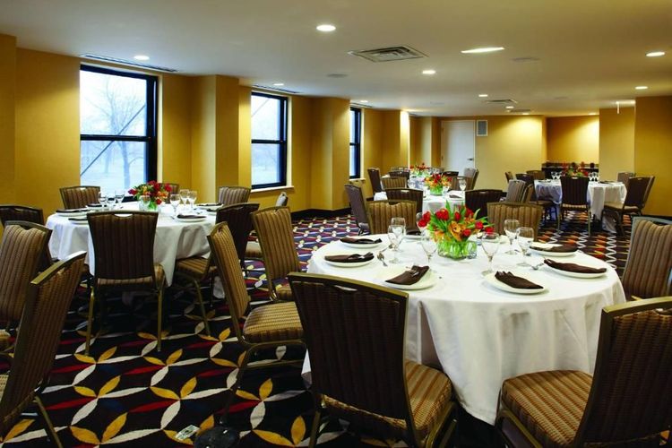 The hotel restaurant