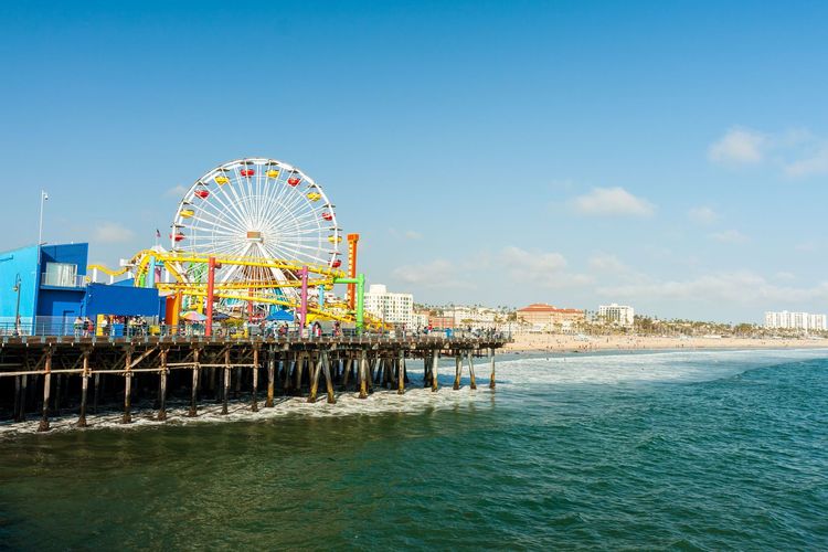Pacific Park sur la Santa Monica Beach
