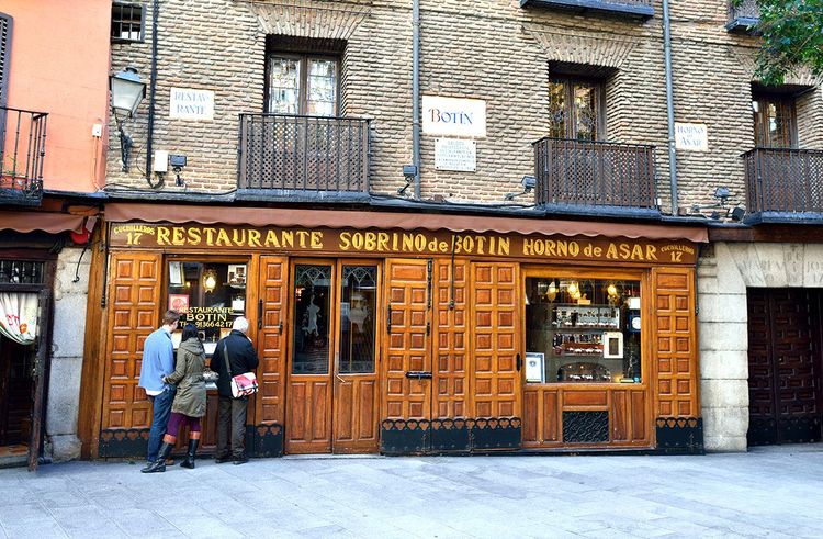 Sobrino de Botín, à Madrid, le plus vieux restaurant au monde.