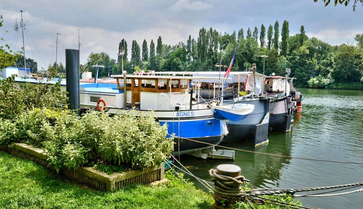Les péniches de Conflans sur la Seine