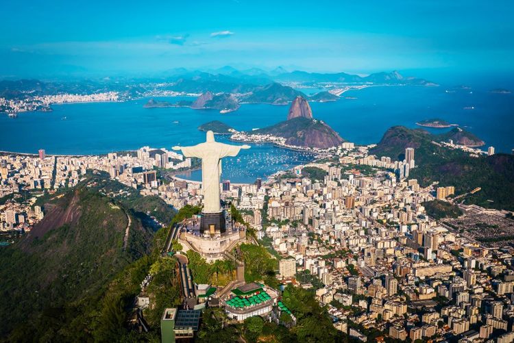 Le Christ Rédempteur au sommet du Corcovado, Rio de Janeiro