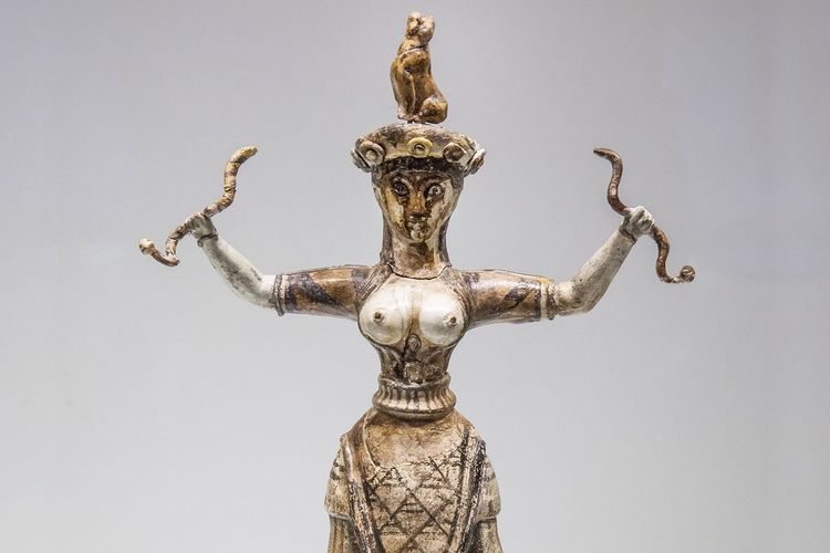 La célèbre "Déesse aux serpents"