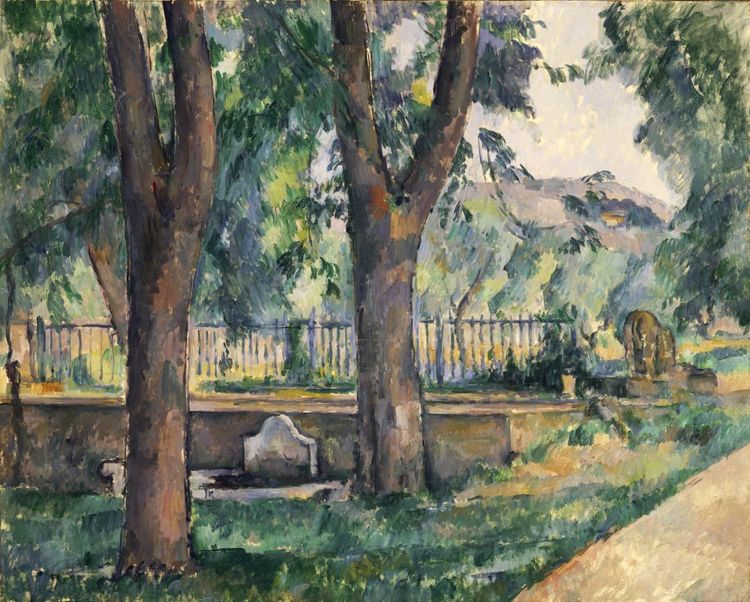 "Bassin et lavoir du Jas de Bouffan" (1885)