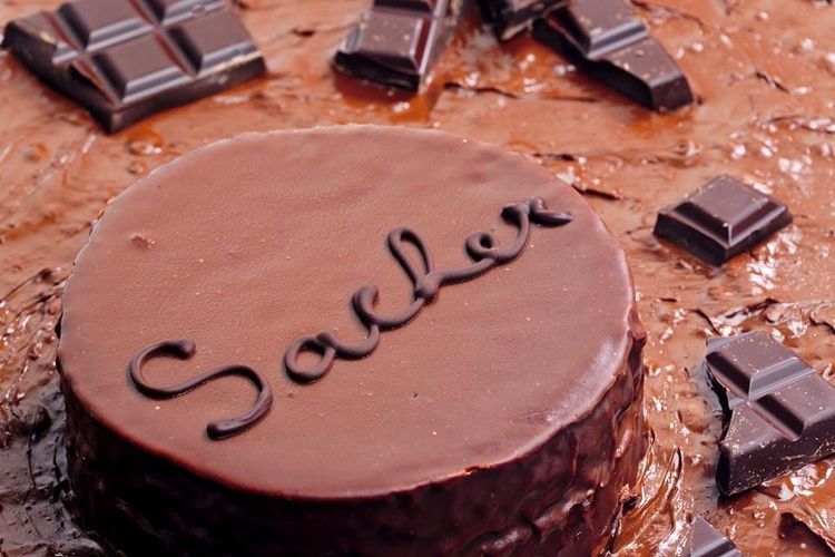 L'authentique La Sachertochte de l'hôtel Sacher, à Vienne