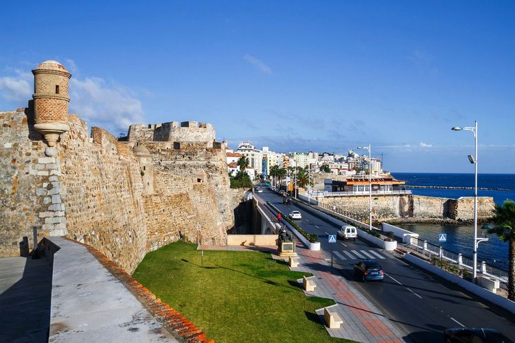 Ceuta, le front de mer et la citadelle