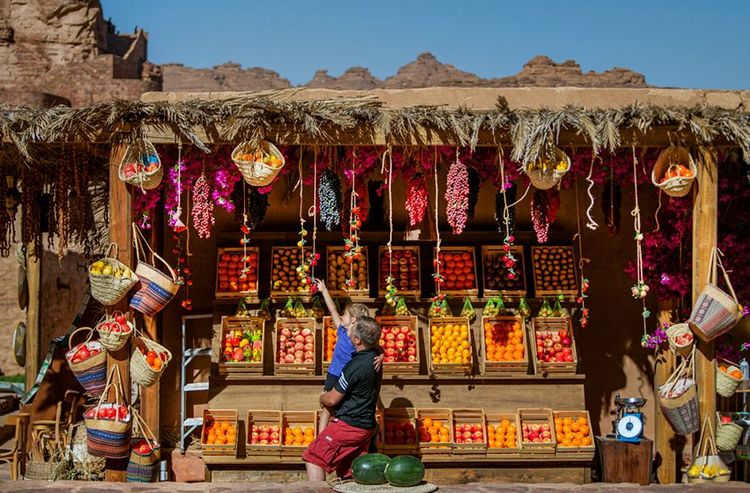 Commerce tradtionnel dans la Vieille Ville d'AlUla