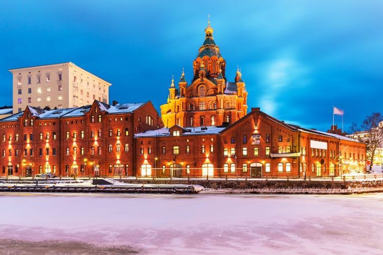 Helsinki sous la neige