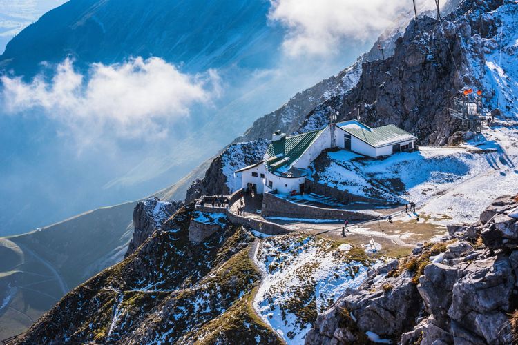Station de montagne de Hafelekar et du téléphérique de Seegrube à Innsbruck