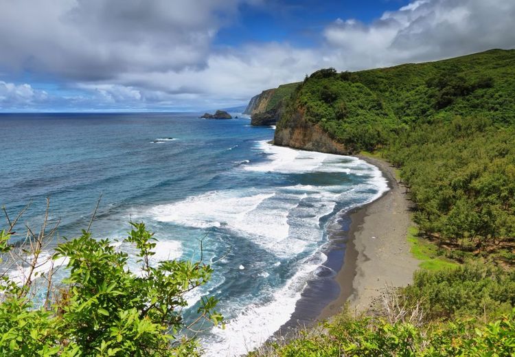 Plage de Waipio - estivillml/123RF
