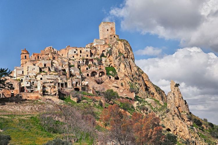 Le village de Craco en Italie