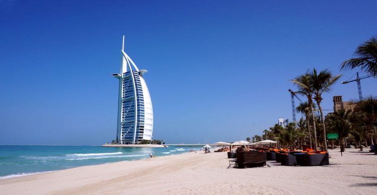 La plage d'Umm Suqeim