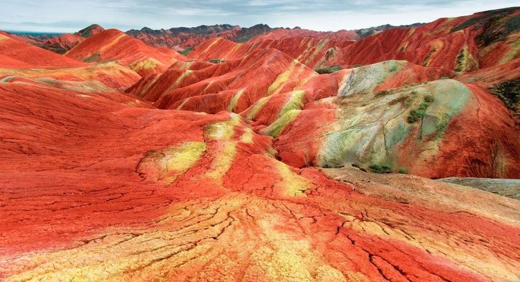Le parc géologique national de Zhangye Danxia, Chine