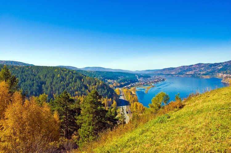 Lac Ienissei, Russie