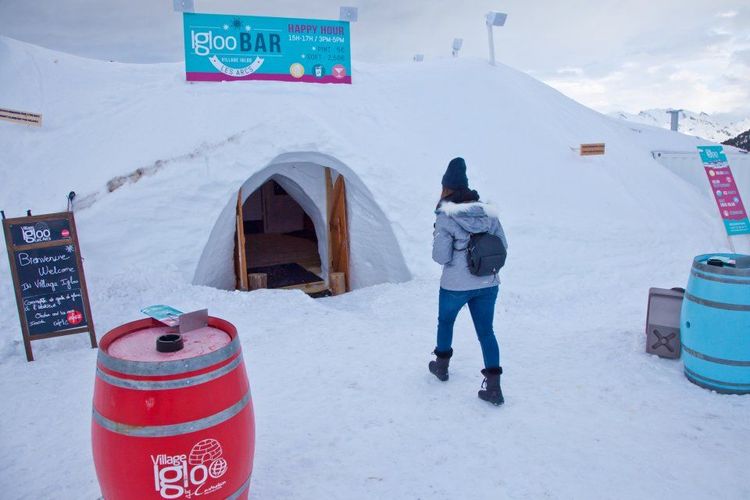 Visit the Igloo Village