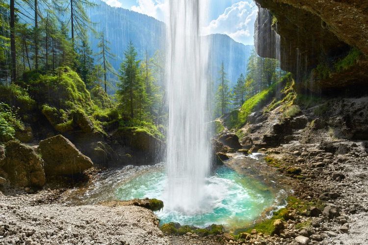 La cascade de Pericnik dans le Triglav