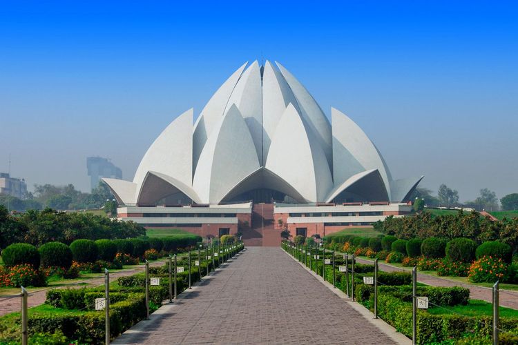 Le temple du Lotus à New Delhi.