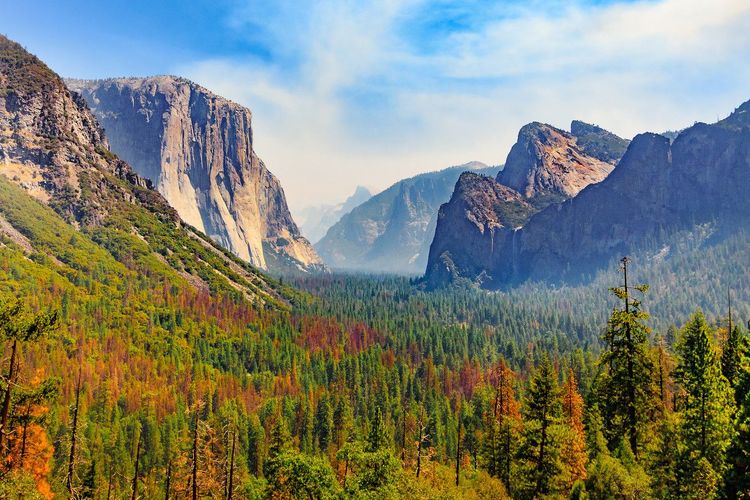 Un des points de vue les plus fameux du parc national de Yosemite