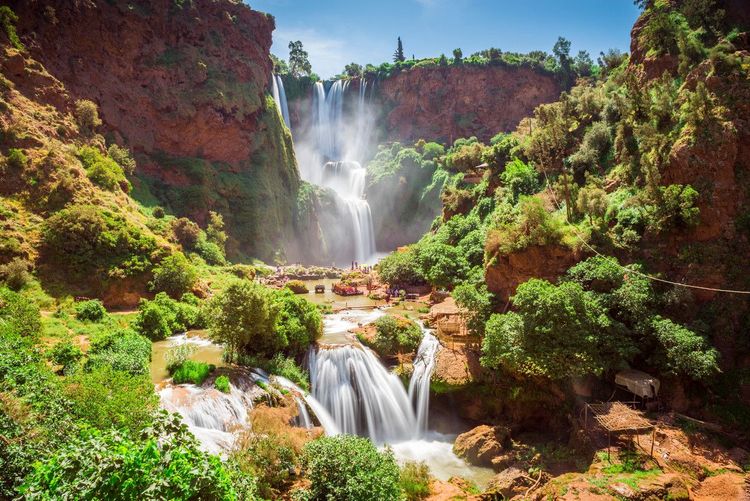 Les cascades d'Ozoud, Maroc.