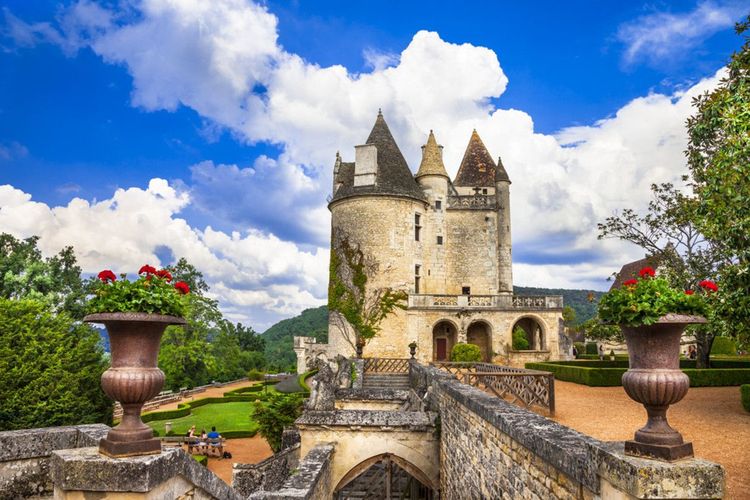 Le château des Milandes en Dordogne appartenait à Joséphine Baker.